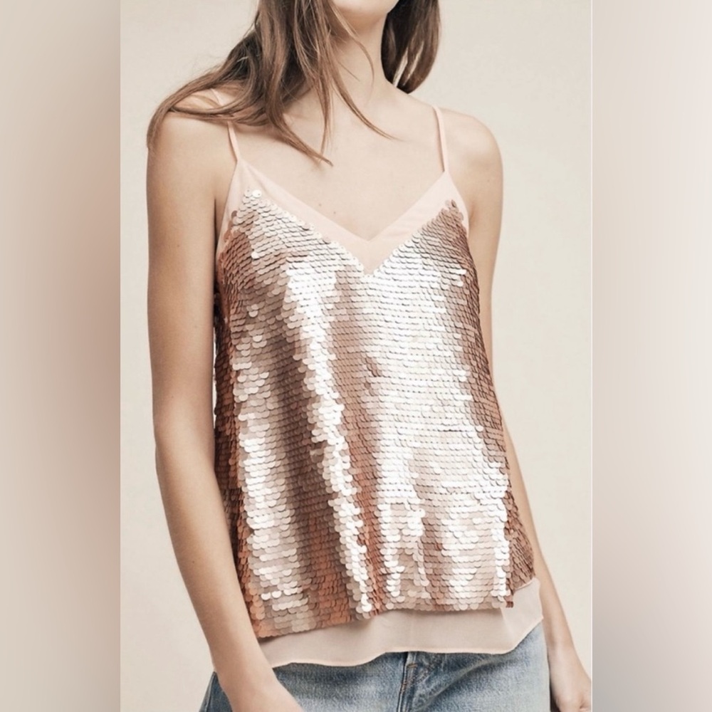 Moulinette Soeurs Sequin Tank. NWT.